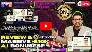 AIFranchise Review[LIVE] Don't Let Another One Slip Through Your Fingers!FREE AI Bonuses