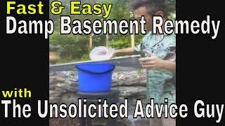 Wet Basement and Odor Eliminator DIY