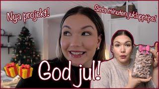 SISTA MINUTEN JULKLAPPSTIPS!  NYA PROJEKT! 🪚 VLOGG 154 - AMANDA MARIN