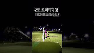 5도 드라이버 헤드 샷에 헛웃음 나오는 동반자 #골프 #골프레슨 #드라이버 #크랭크드라이버