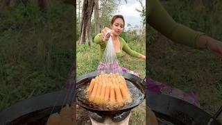 Hotdog crispy with noodle cook recipe #food #cookingtv #cooking #recipe #shortvideo #shorts