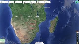 Where on the map - Zimbabwe