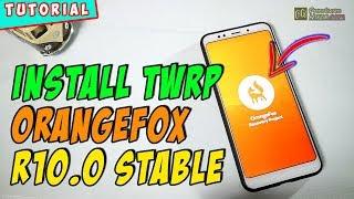 Install Update TWRP OrangeFox versi R10.0 Stable Test Redmi 5 Plus