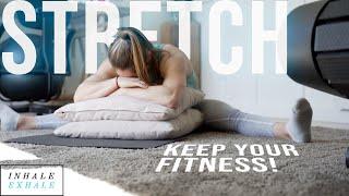 5 STRETCHES YOU CAN DO ANYWHERE! Knees, back, and shoulders hurt from SITTING?!