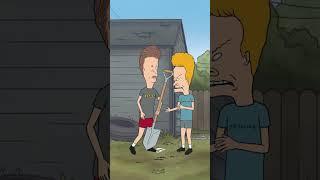 "You gotta put your back into it, dumbass. Like this." | #shorts #BeavisAndButthead