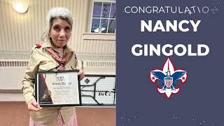 Nancy Gingold Boy Scouts of America - Wood Badge Award Winner 2023