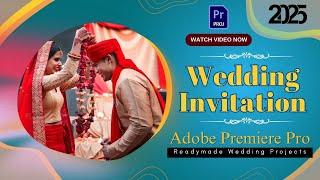 Adobe Premiere Invitation Project | Wedding Projects 2025 | Save the Date | @MantraWeddingProjects