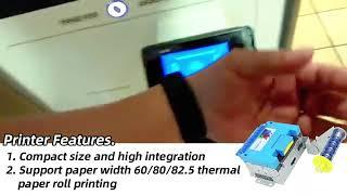 MASUNG MS-NP80A 80mm Self-service Thermal Receipt Printer#kiosk#masung#self-service