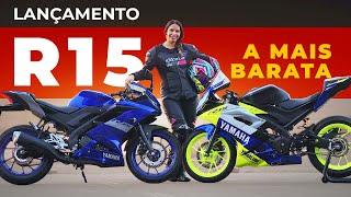 TESTE YAMAHA R15 A ESPORTIVA MAIS BARATA DO BRASIL | VALE A PENA? MOTO ESPORTIVA R15 PREÇO E CORES