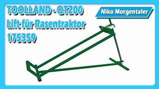 TOOLLAND - QT200 Lift für Rasentraktor 175359 in Deutschland