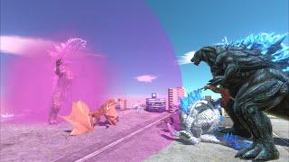 Evolved Godzilla Supercharged conquered Monster Zero Help him rescue Kong, Suko and Mothra