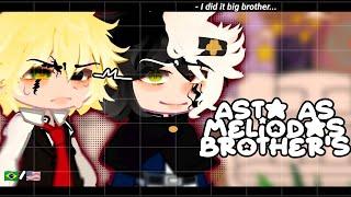 •|The Seven Deadly Sins react to Asta ( Black Clover ) as Meliodas Brother's|•GACHA CLUB /