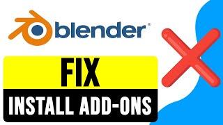 FIX Install Add-ons NOT WORKING in BLENDER 2.9 | Import Error SOLVED 2024