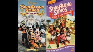 Disney Sing Along Songs: Disneyland Fun and Let's Go To Disneyland Paris Comparison