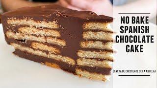 No Bake Spanish Chocolate Cake | 3 Ingredients & Done in 15 Minutes