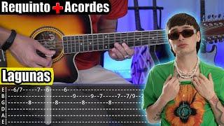 Lagunas - Peso Pluma x Jasiel Nuñez- Requinto + Acordes | TABS | Tutorial Guitarra