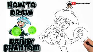 How To Draw Danny Phantom | DANNY PHANTOM | Step By Step #drawing #artist #dannyphantom