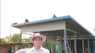 Make a modern roof Ep.2 metal sheet [Wiwat]