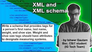 XML schema document | How to create XSD | XML and XML-schema | Problem solved!!