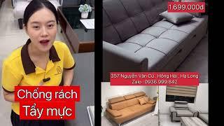 Ghế sofa giường 1699k | Thế giới nội thất Hạ Long