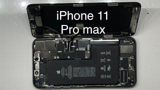 iPhone 11 Pro Max sostituzione schermo screen replacement iMania