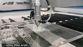 LaserMen LM-9060 100w ball screw hybrid servo co2 laser cutting machine#co2lasercuttingmachine