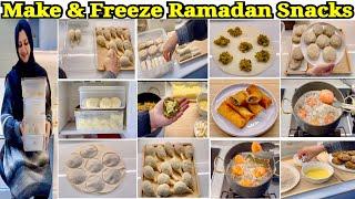 My Pre Ramadan Preparation 2024Make and Freeze Iftar 2024 Snacks for Ramadan| by Irfana Shamsheer