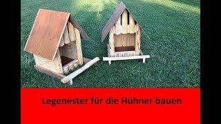 Legenester für Hühner selber bauen