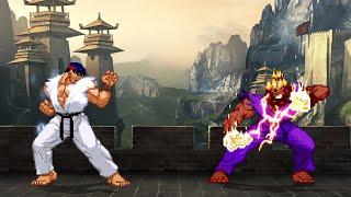 ICE RYU VS FIRE  GOD AKUMA!