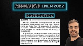 ENEM 2022 Em uma universidade, atuam professores que estão enquadrados funcionalmente pela sua maior