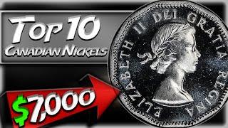 Top 10 Most Valuable Nickels - Rare Canadian Coins in Your Pocket Change