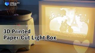 3D Printed Paper-Cut Light Box Show [DIY]