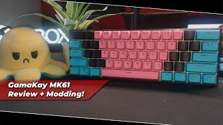 Stock Pudding Keycaps und ein geiler Sound!  | 50€ GamaKay MK61 Review + Keyboard Modding