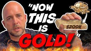 MASSIVE GOLD BAR Worth Over $200,000 Made Out of THIS!