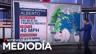 Alberto ya es tormenta tropical. México y Texas están en alerta por su impacto | Noticias Telemundo