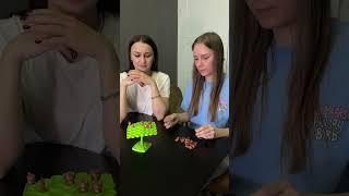 Игра в баланс с подругой, настольная игра