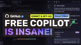 Github's FREE Copilot VSCode: This Is THE BEST FREE AI Editor that Beats CURSOR, V0 & Bolt!