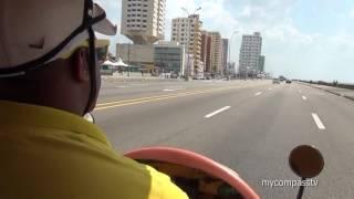 El Malecón via Coco Taxi - Havana, Cuba