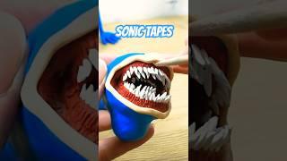 DIY CHAOS the Sonic Tapes with clay #sonic #shorts #clay #howtomake