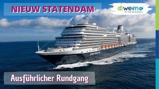 Holland America Line: Nieuw Statendam - Ausführlicher Rundgang