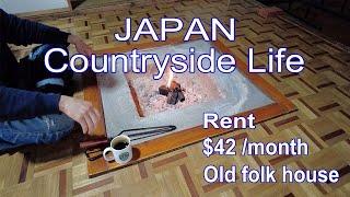 【Monthly rent $42 Japanese Akiya house】Japanese nature in Early May/Fire in the stove/healing,relax