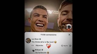 Cristiano Ronaldo X Mr Beast VS Messi ️‍🩹 #football #funny #fyp #cr7