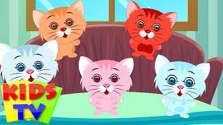 Five Little Kittens | English nursery rhymes for children | baby songs | Kids Tv Nursery Rhymes