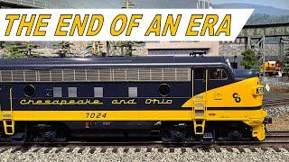 The End Of An Era: Atlas F7 Locomotives w/TMCC