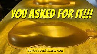 The BEST Metallic Gold Base coat to use for Candy Paint