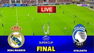 LIVE| Real Madrid vs Atalanta - UEFA Super Cup FINAL | PES 21 Simulation