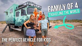Expedition FIRE Truck Conversion / Family of 4 / Global Travel!