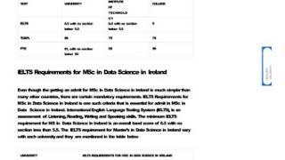 Master's in Data Science in Ireland