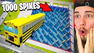 AUTO VS. 1000 SPIKES?! (BeamNG Mods #06)