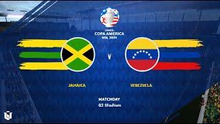 Jamaica vs Venezuela ● Copa América 2024  ● Gameplay Pes 2021